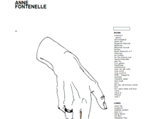 Tablet Screenshot of annefontenelle.com